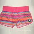 Custom full printed summer beach shorts wholesale fashion sexy teen girls board shorts